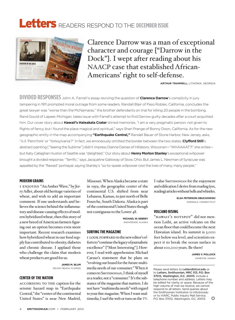 Smithsonian Magazine Preview Pages