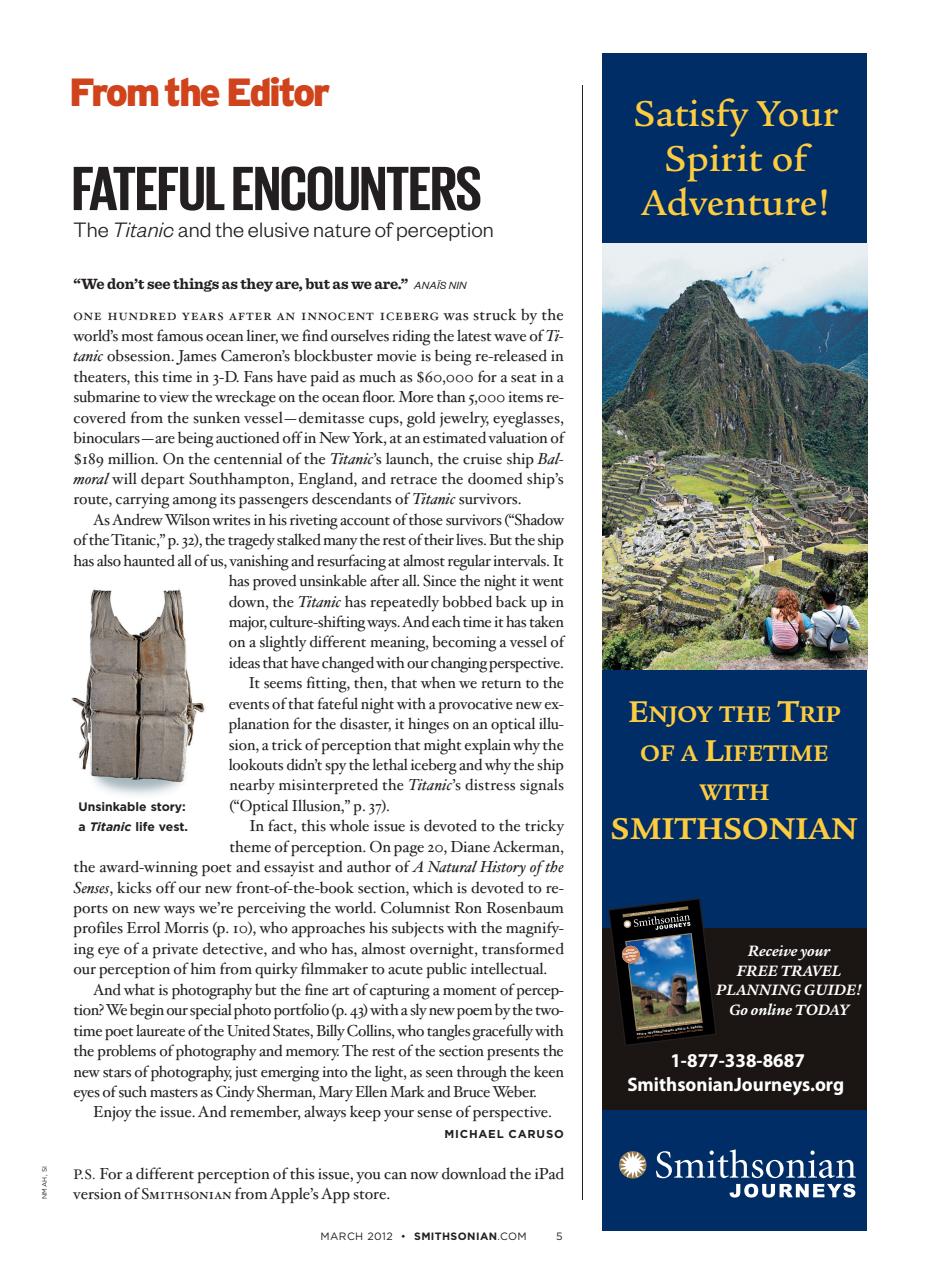 Smithsonian Magazine Preview Pages