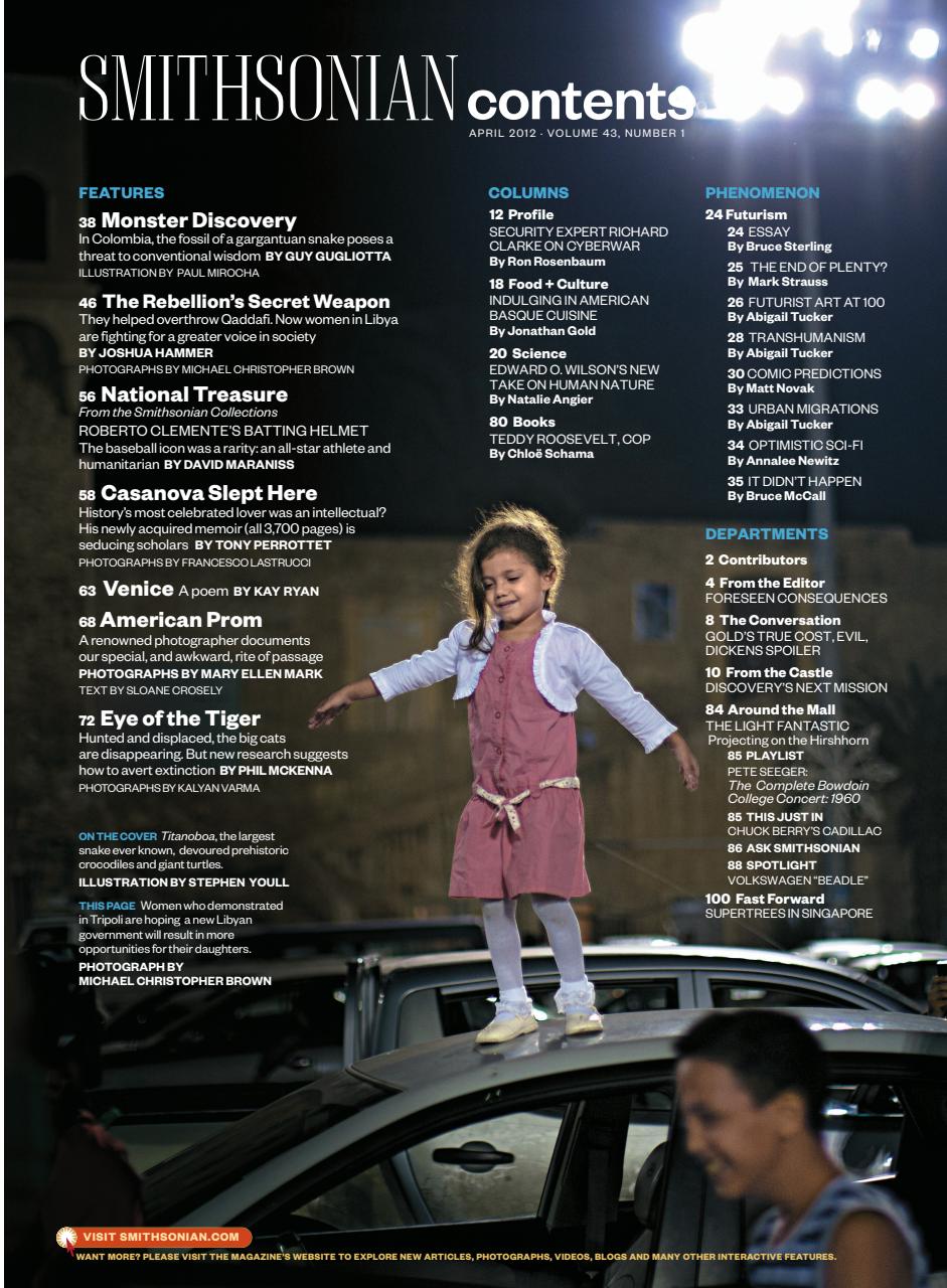 Smithsonian Magazine Preview Pages