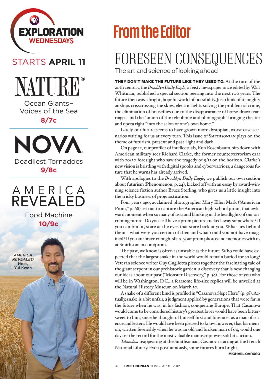 Smithsonian Magazine Preview Pages