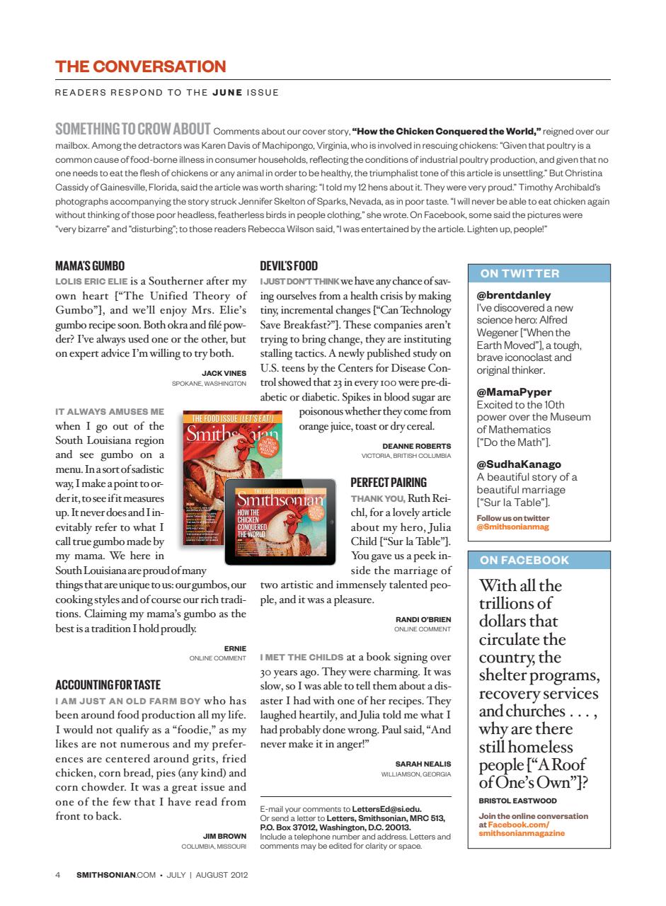 Smithsonian Magazine Preview Pages