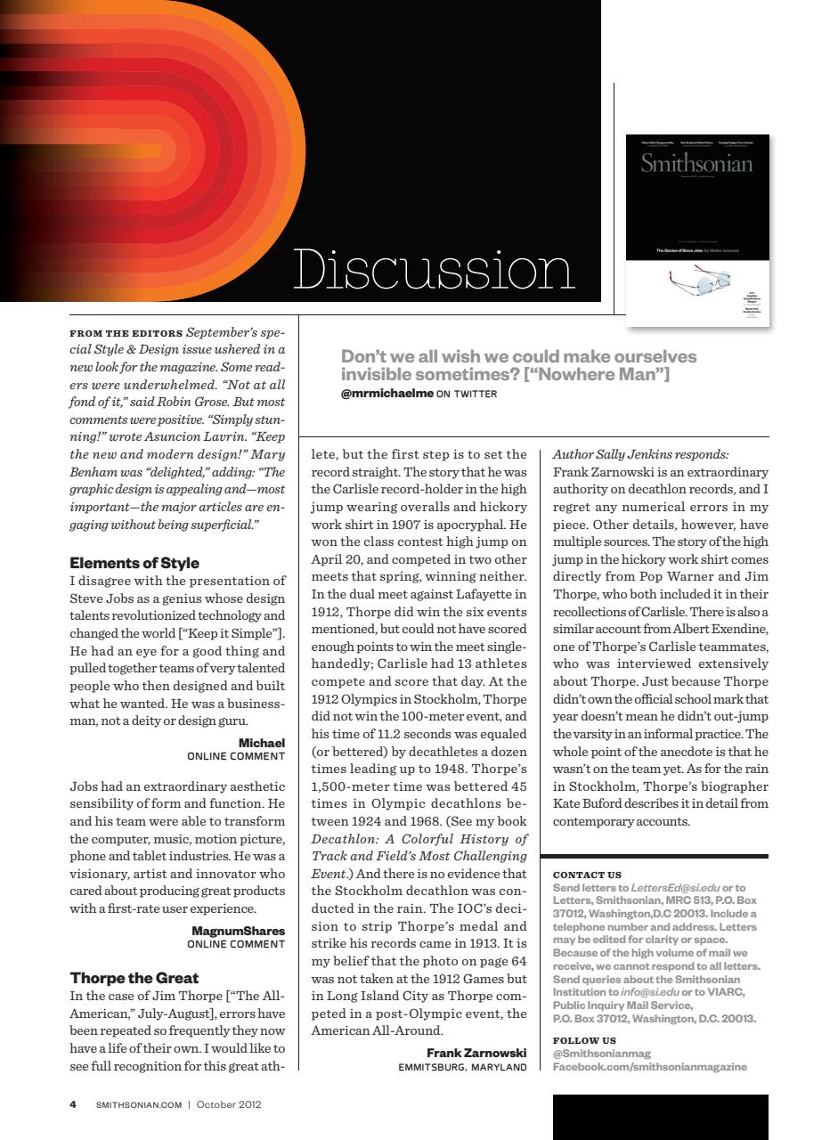 Smithsonian Magazine Preview Pages