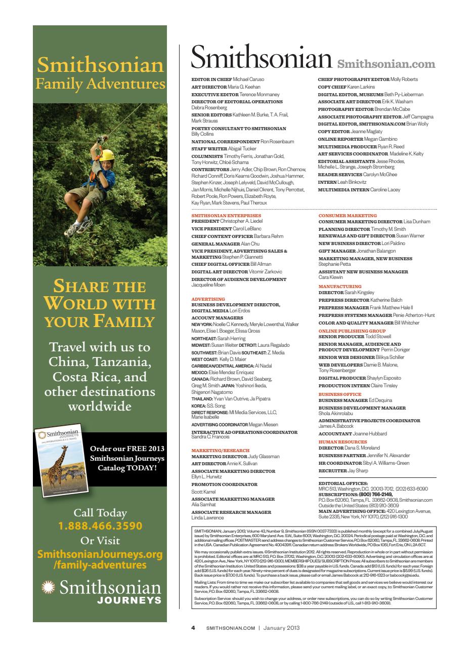 Smithsonian Magazine Preview Pages