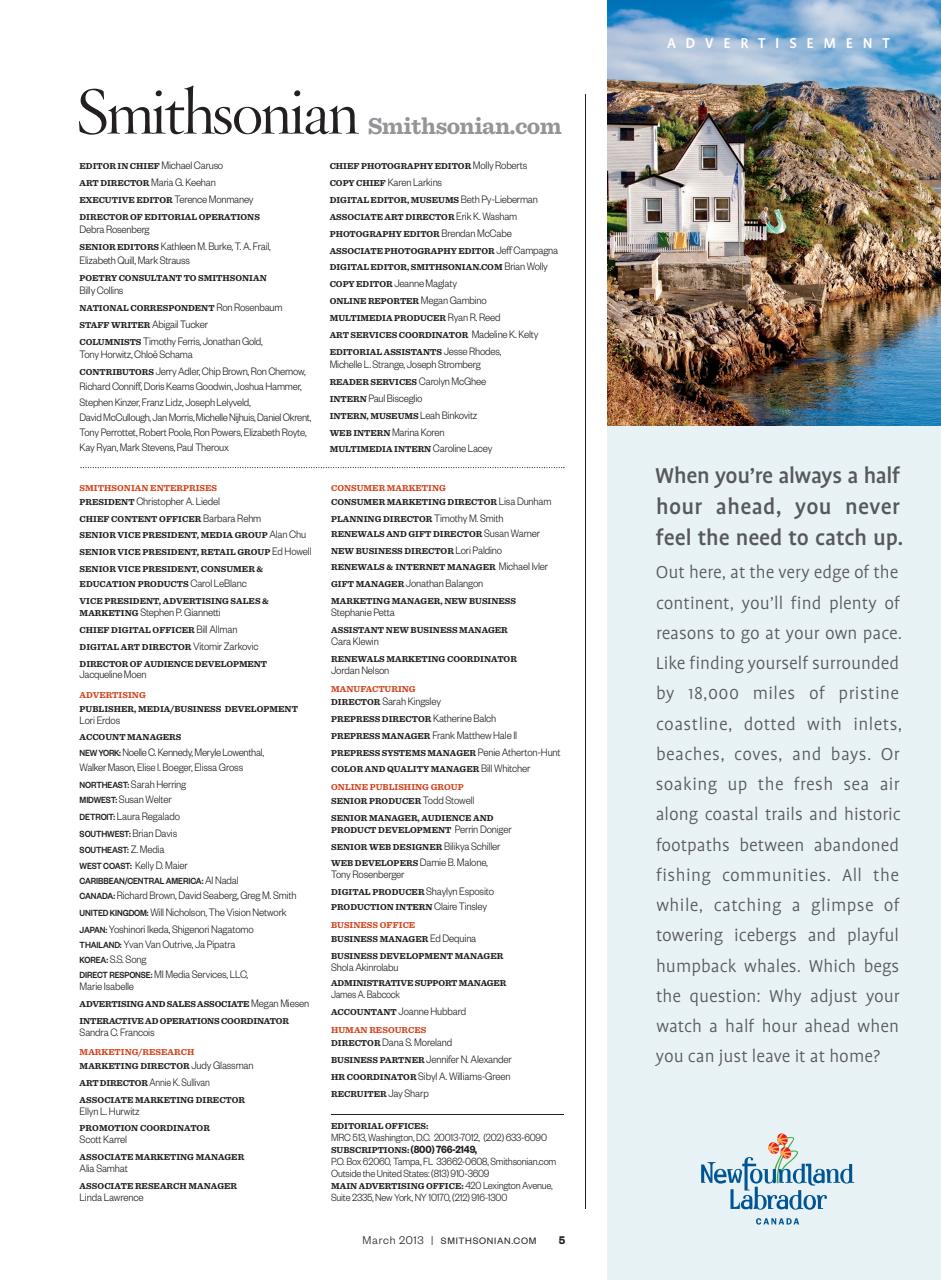 Smithsonian Magazine Preview Pages