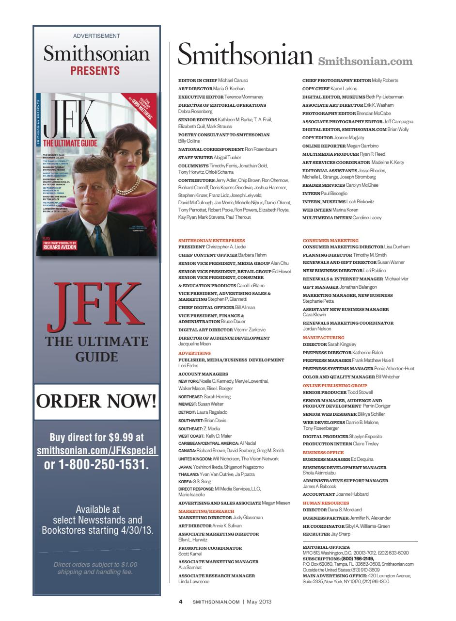 Smithsonian Magazine Preview Pages