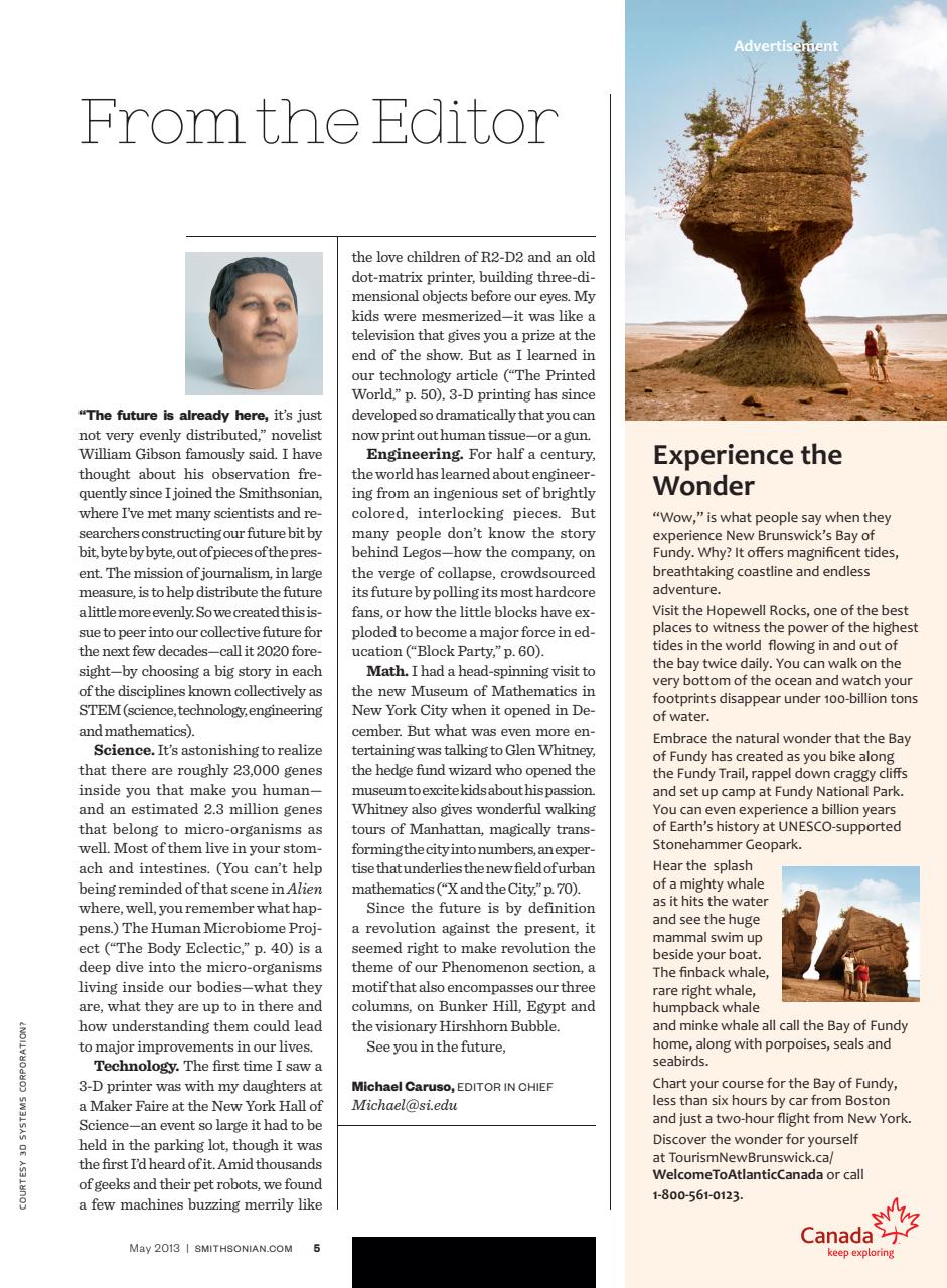 Smithsonian Magazine Preview Pages