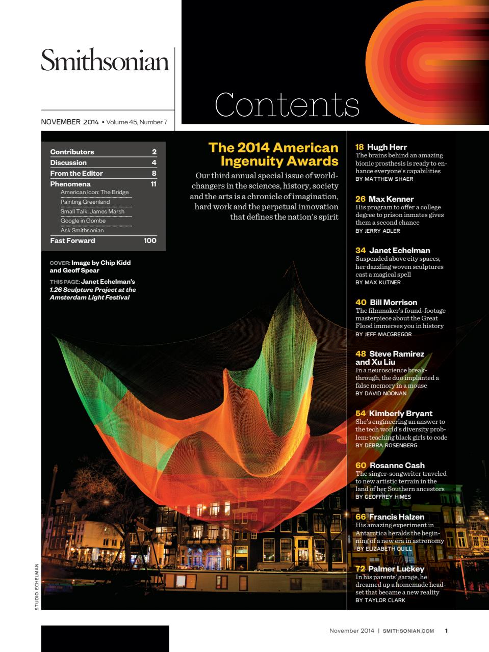 Smithsonian Magazine Preview Pages