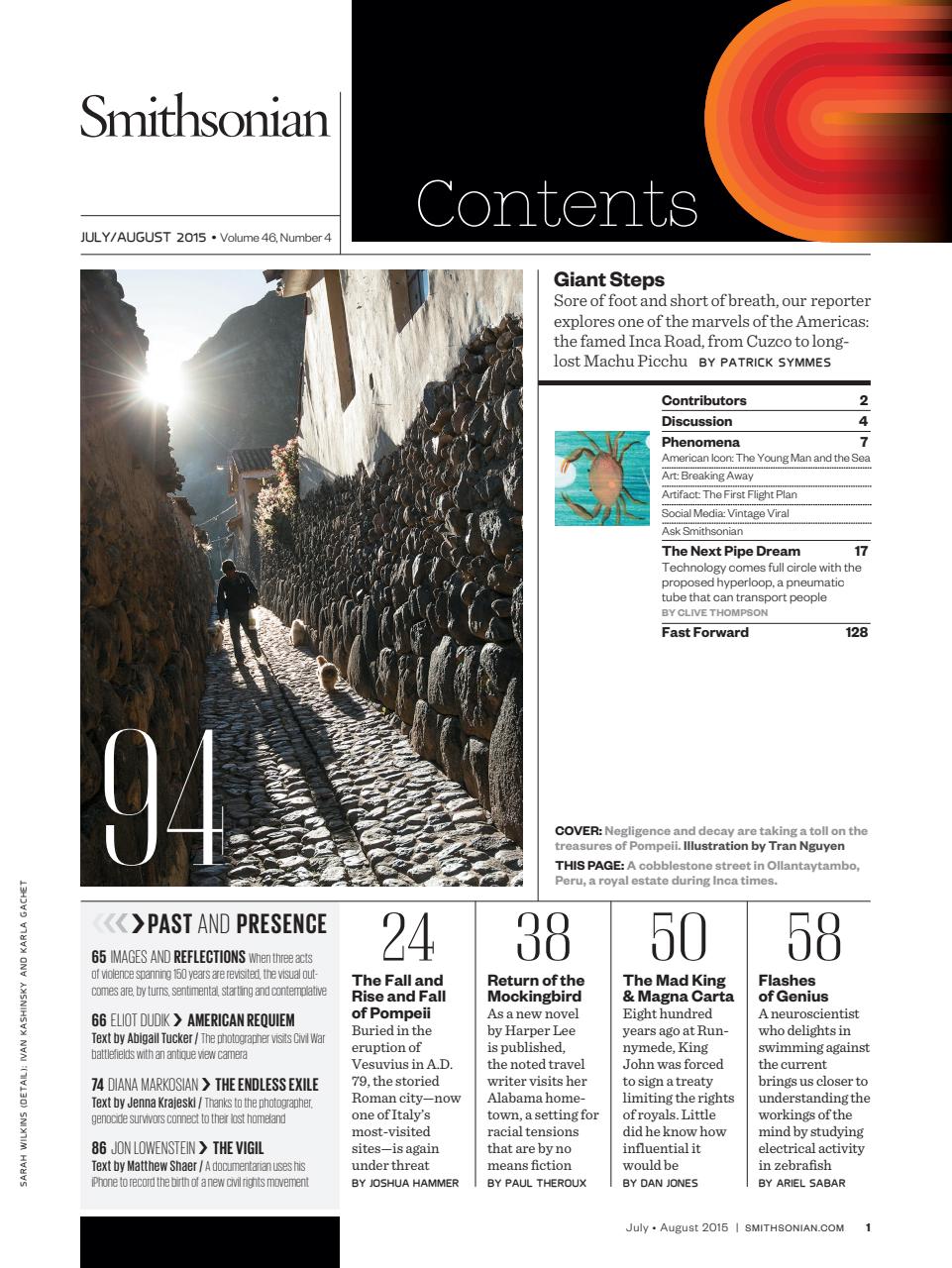 Smithsonian Magazine Preview Pages