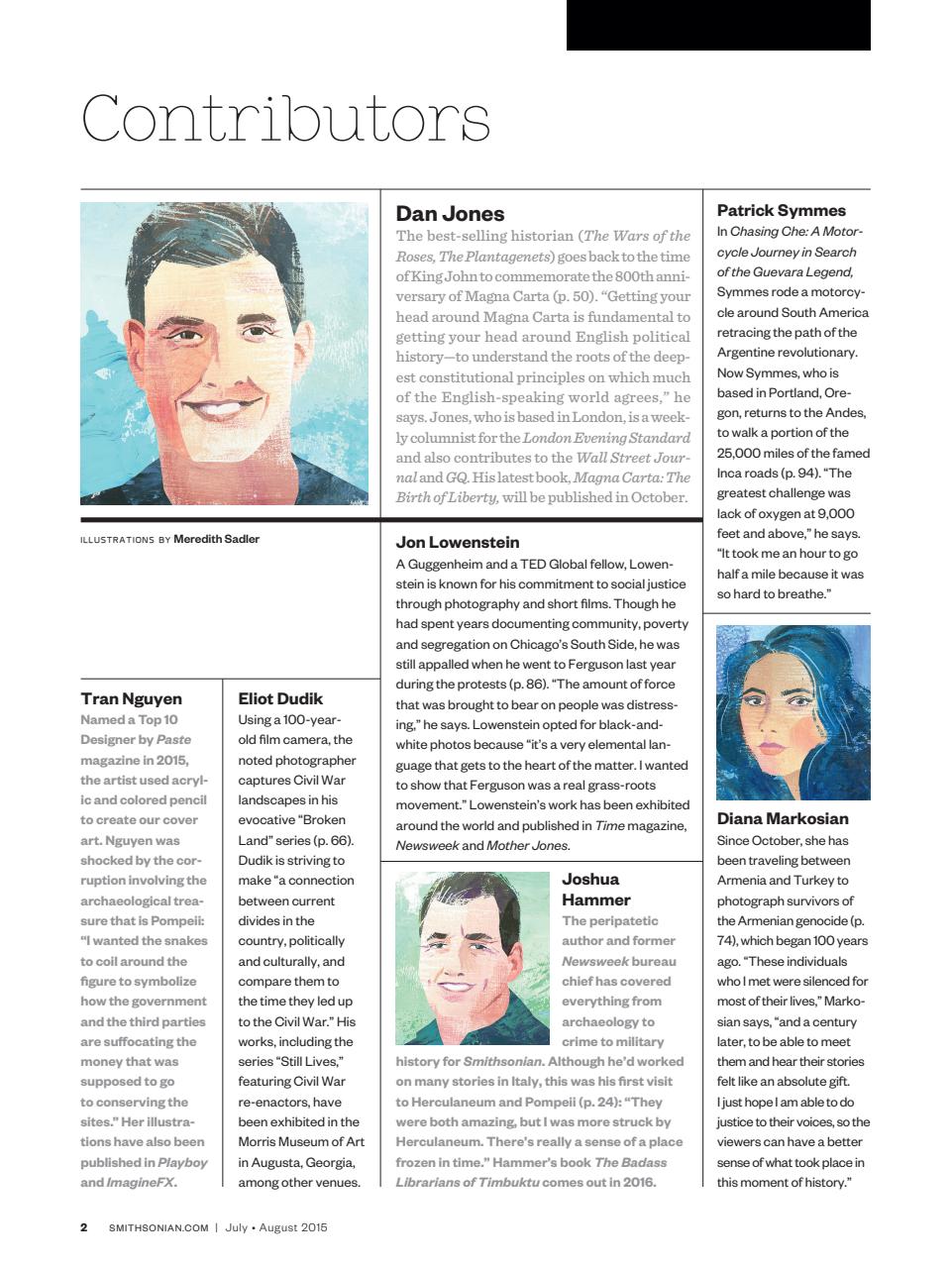 Smithsonian Magazine Preview Pages