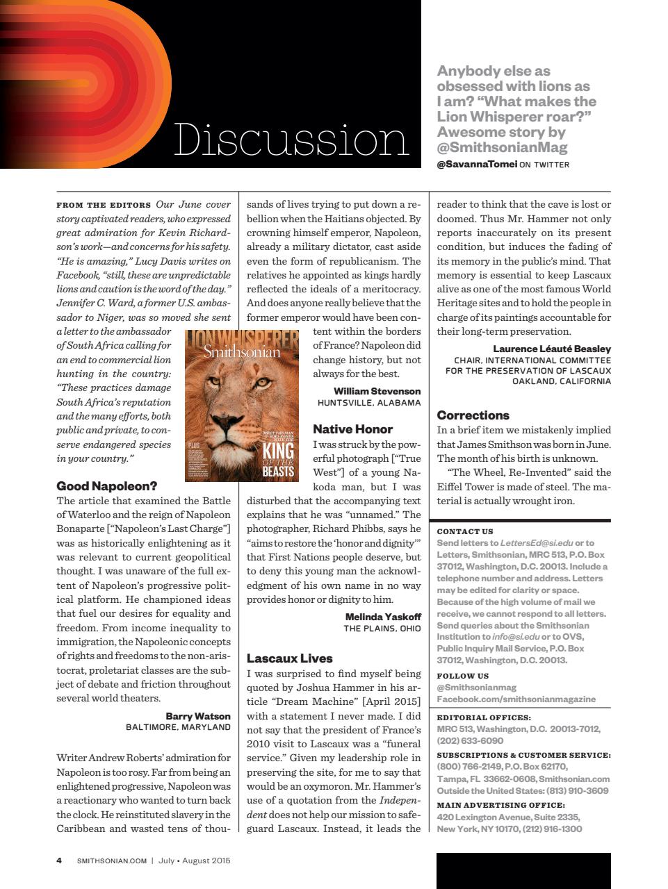 Smithsonian Magazine Preview Pages