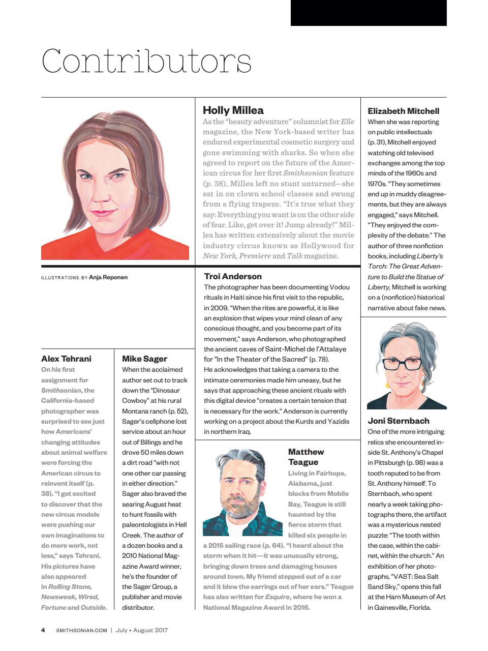 Smithsonian Magazine Preview Pages