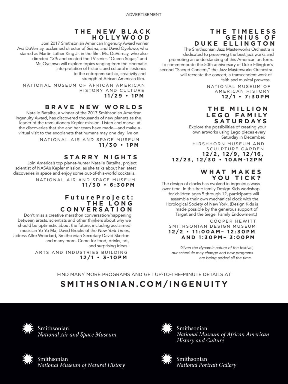 Smithsonian Magazine Preview Pages