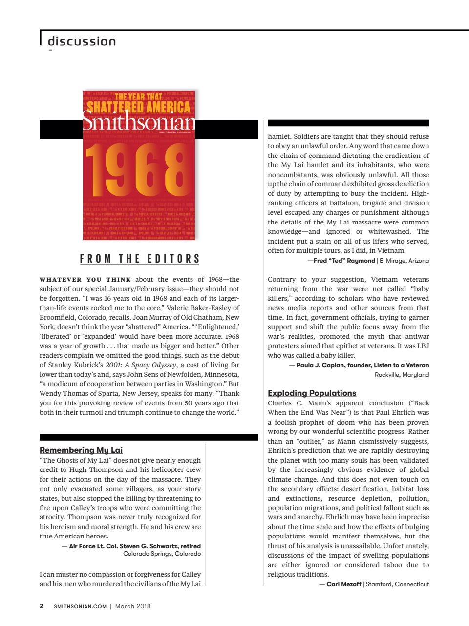 Smithsonian Magazine Preview Pages