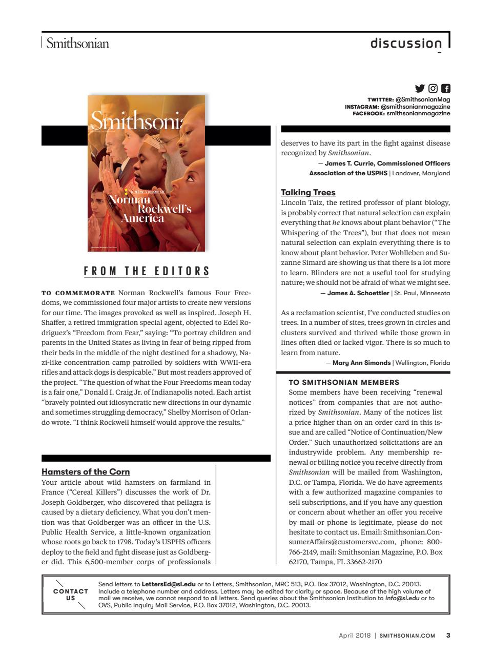 Smithsonian Magazine Preview Pages