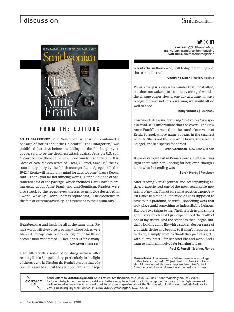 Smithsonian Magazine Preview Pages