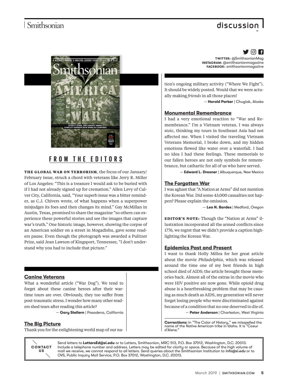 Smithsonian Magazine Preview Pages