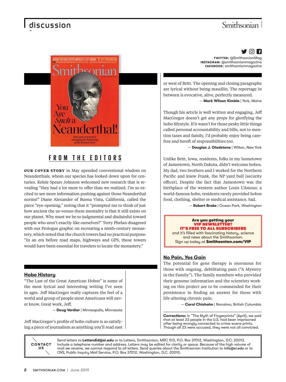 Smithsonian Magazine Preview Pages