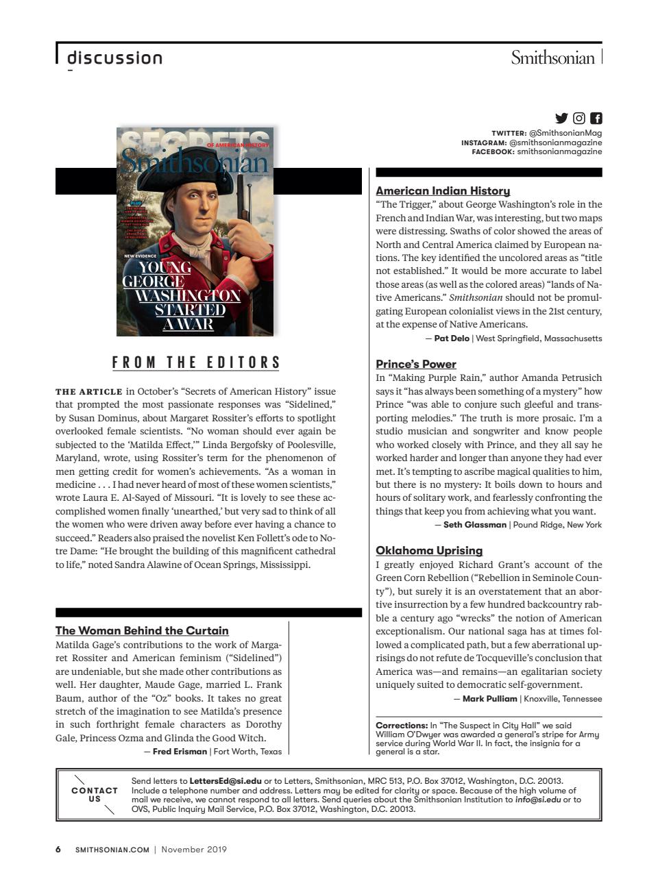 Smithsonian Magazine Preview Pages