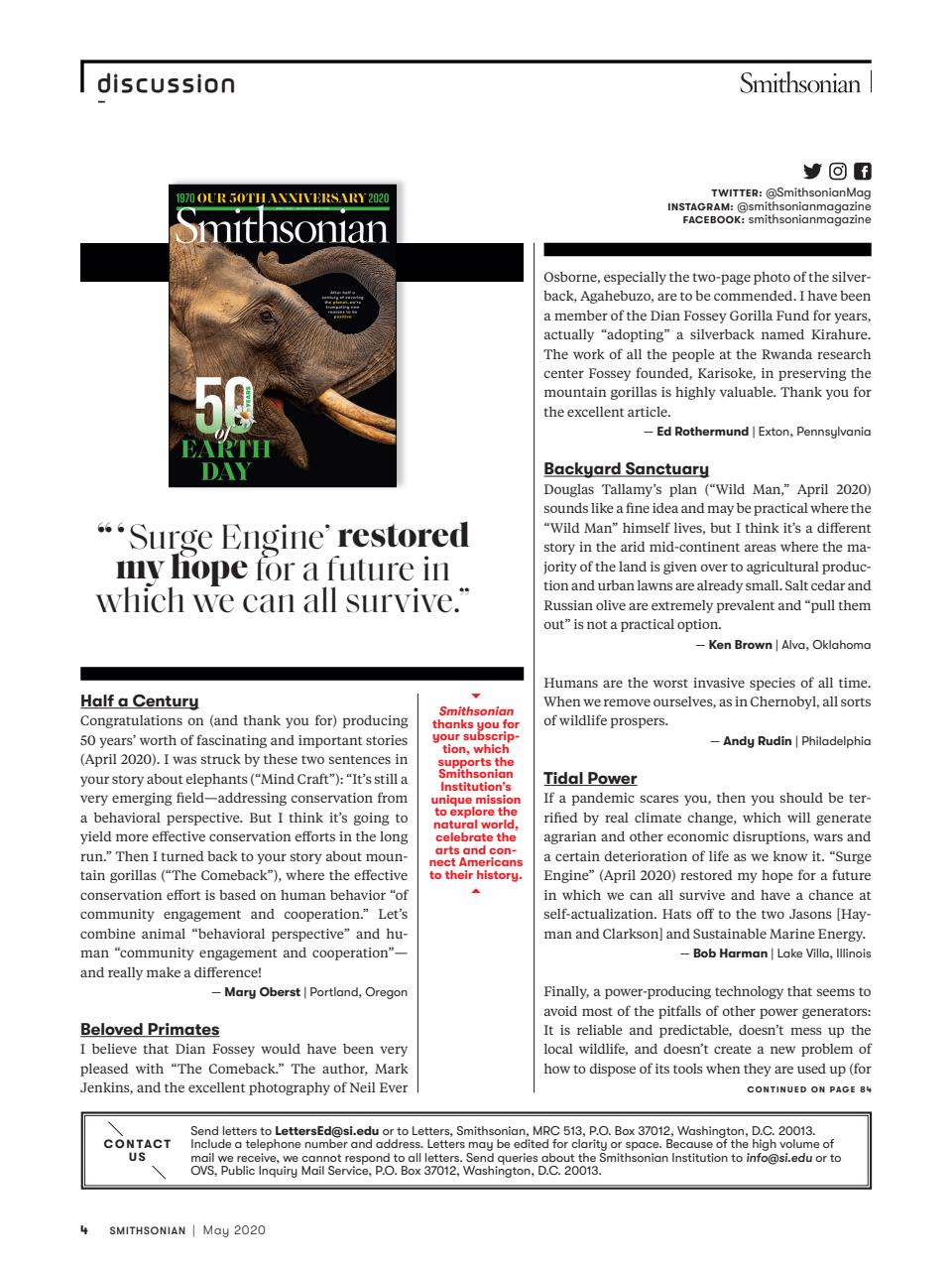 Smithsonian Magazine Preview Pages