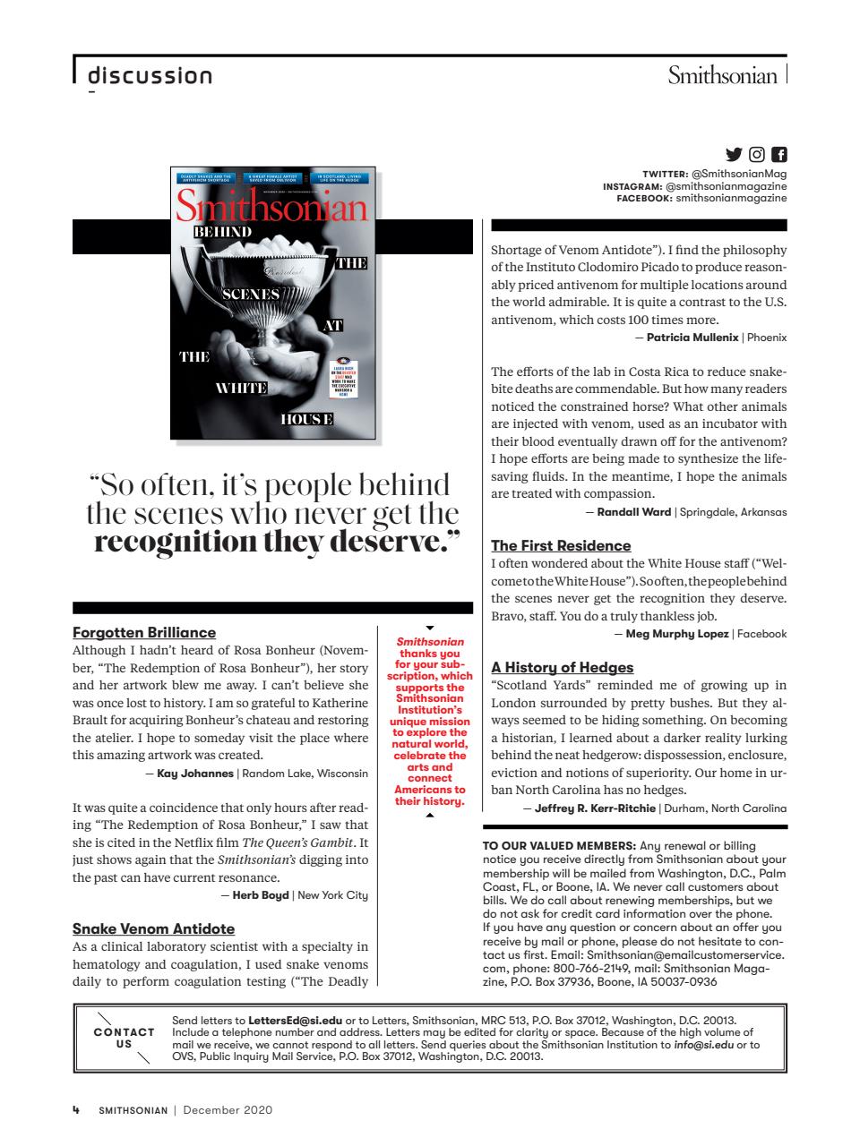 Smithsonian Magazine Preview Pages