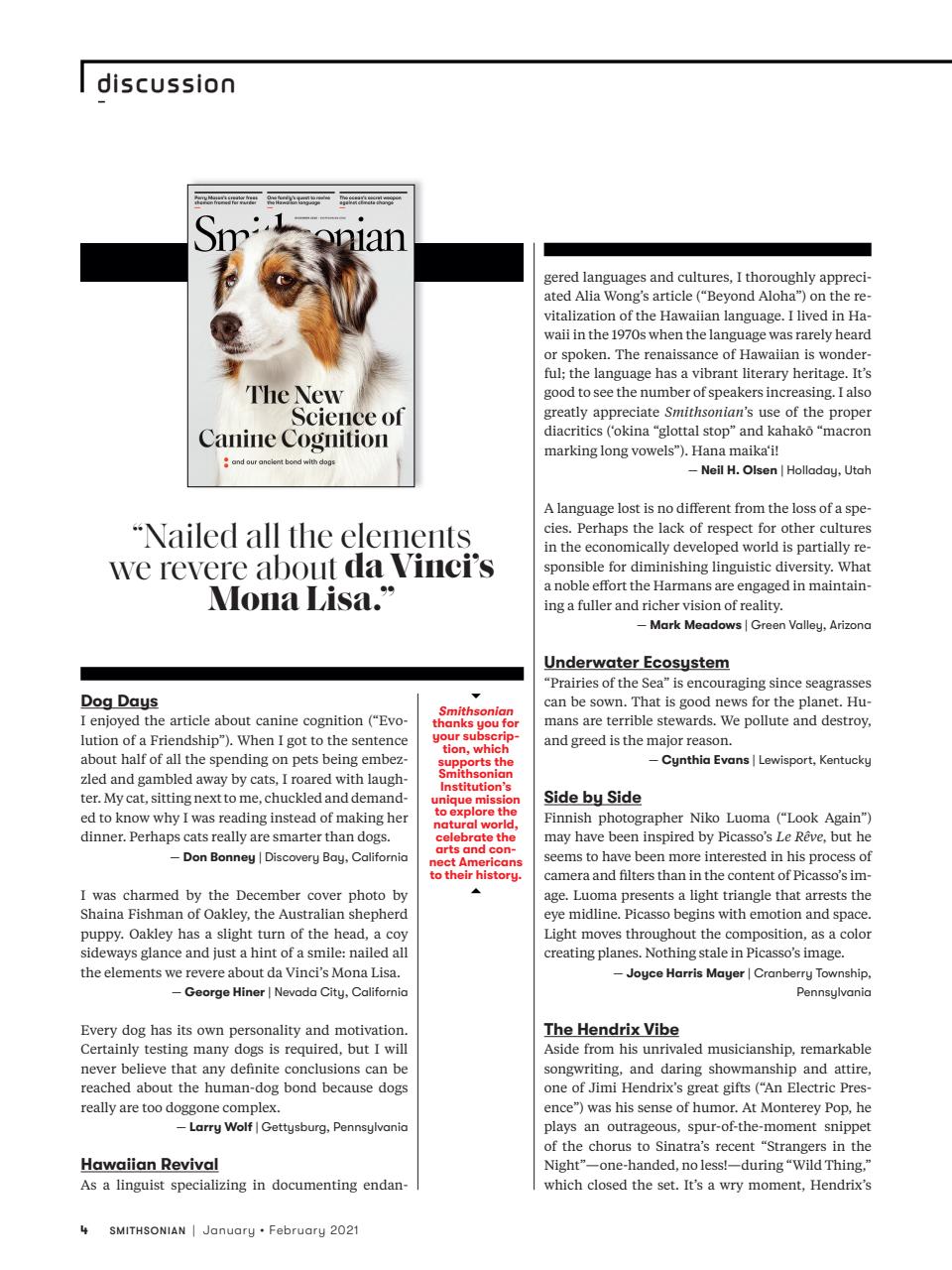 Smithsonian Magazine Preview Pages