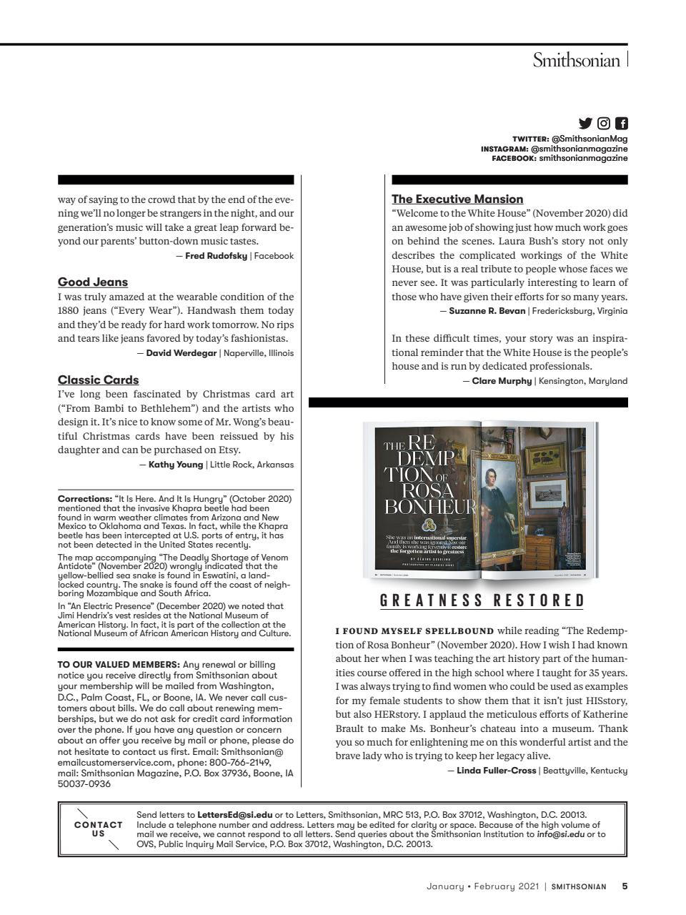 Smithsonian Magazine Preview Pages