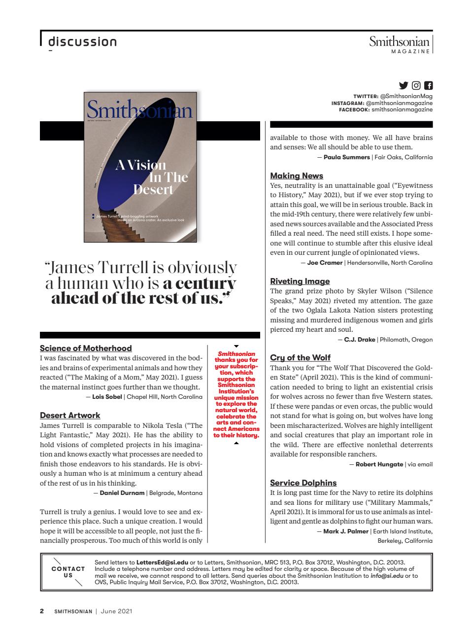 Smithsonian Magazine Preview Pages