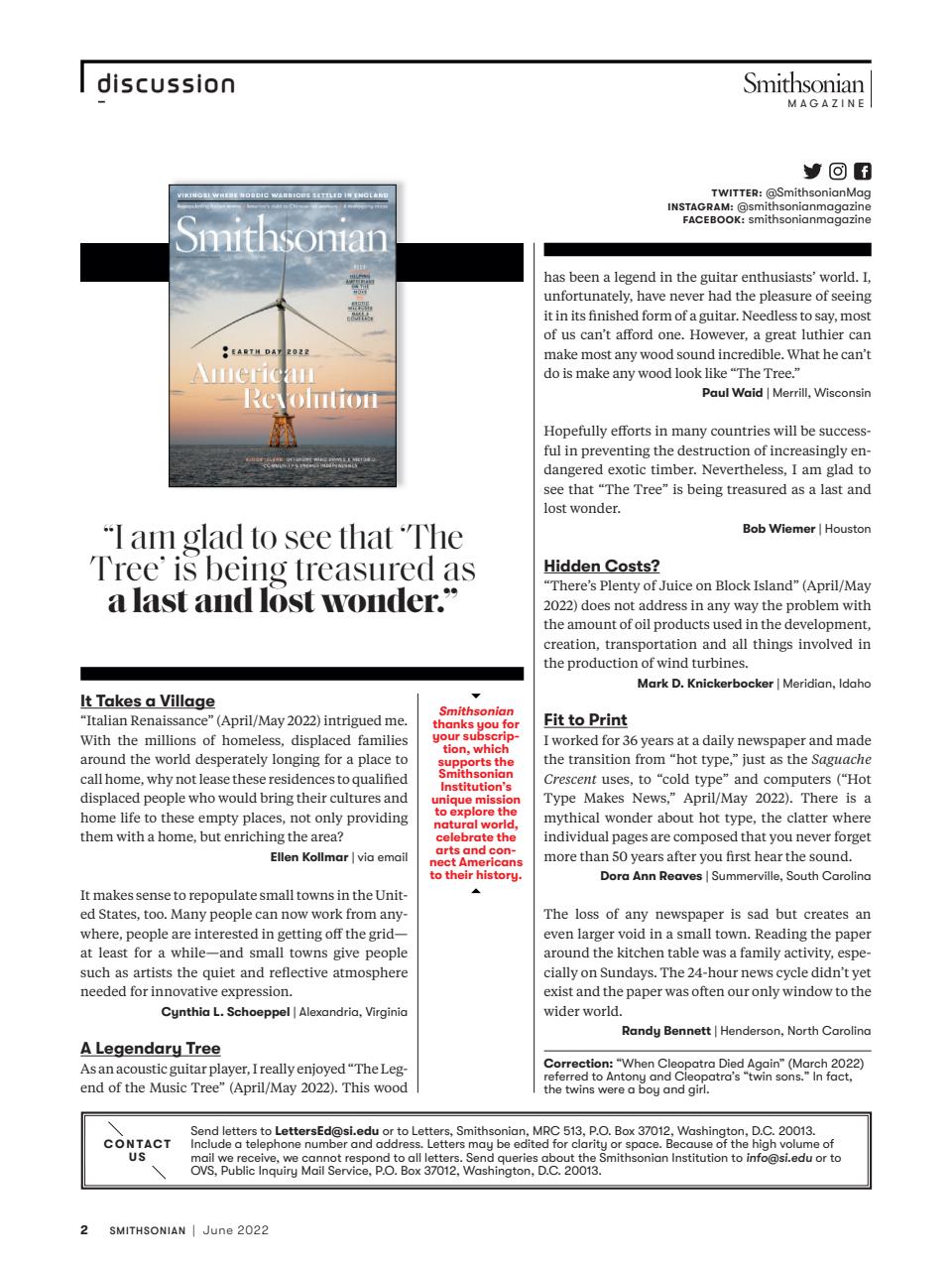 Smithsonian Magazine Preview Pages