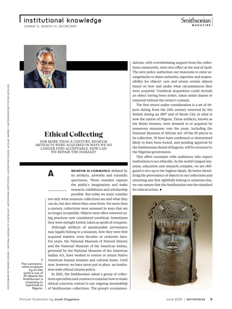 Smithsonian Magazine Preview Pages