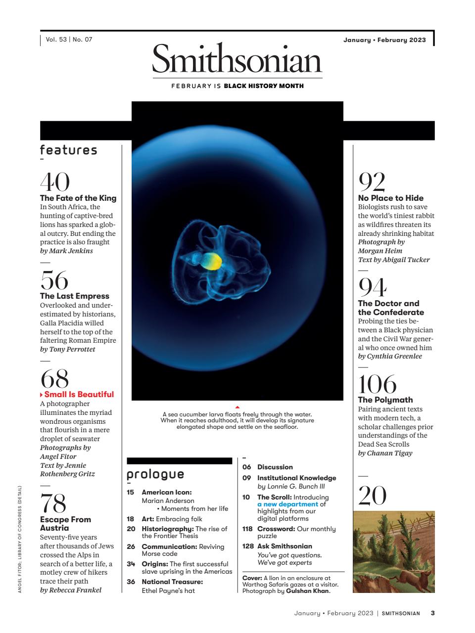 Smithsonian Magazine Preview Pages