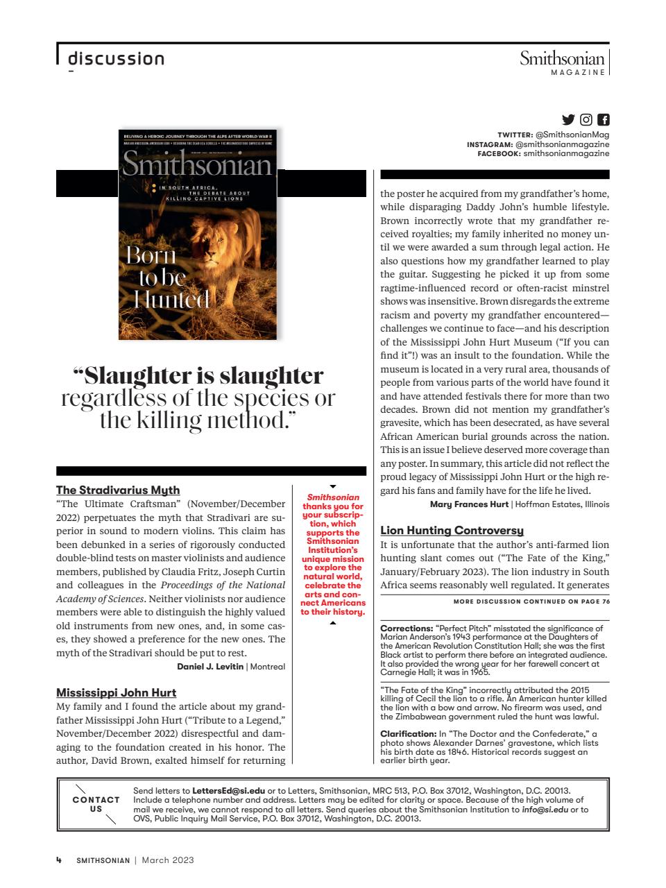 Smithsonian Magazine Preview Pages