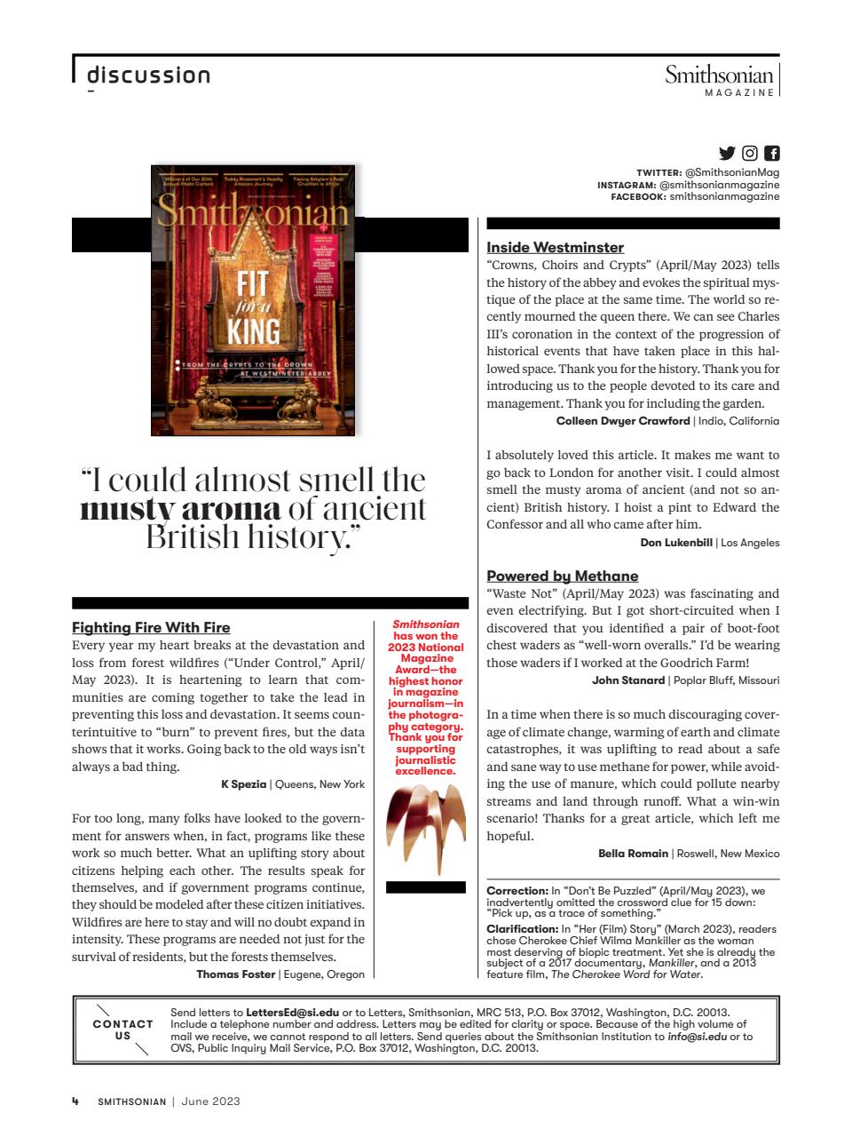 Smithsonian Magazine Preview Pages