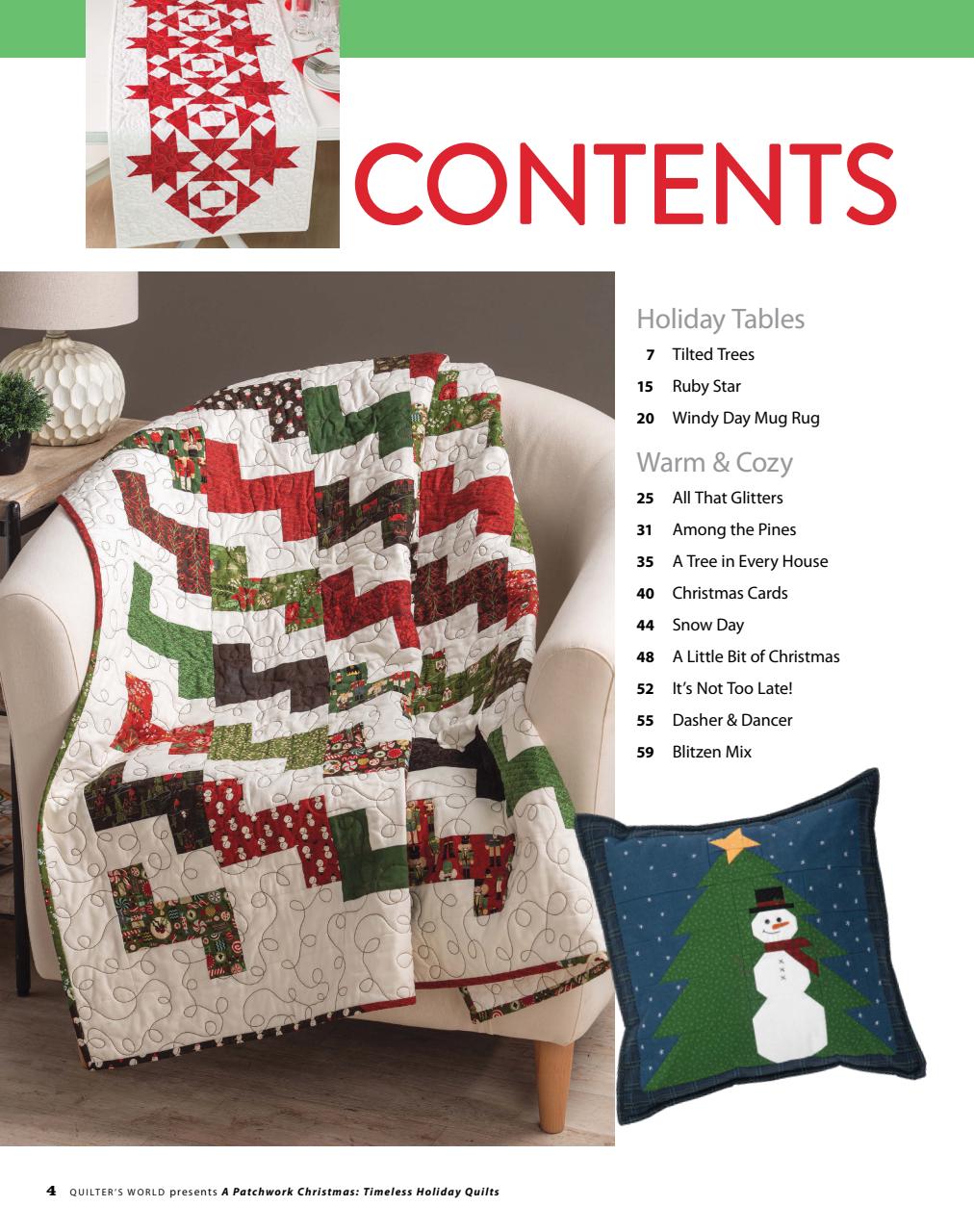 Quilter's World Preview Pages
