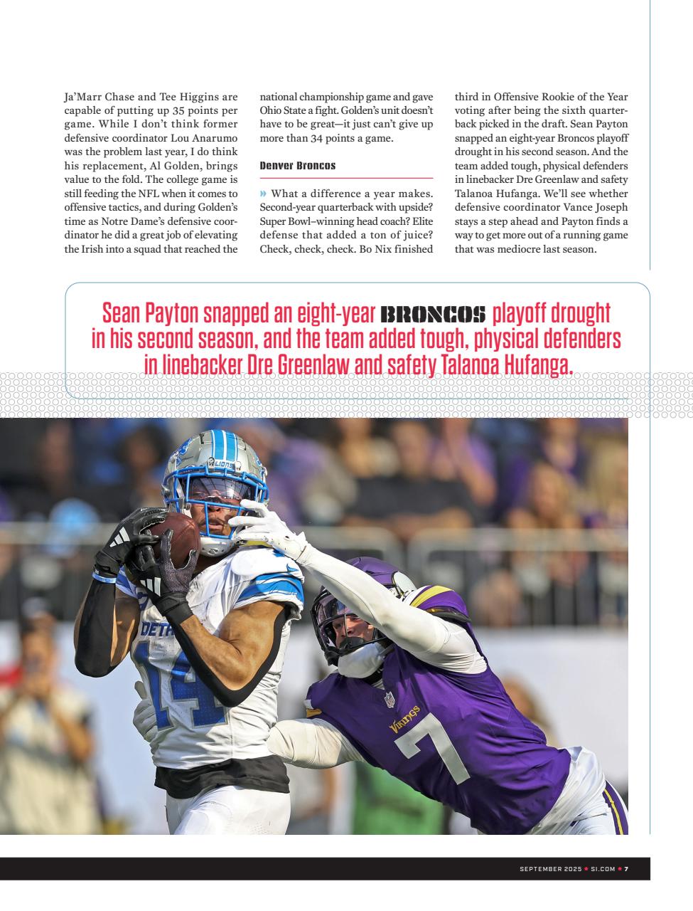 Sports Illustrated Preview Pages