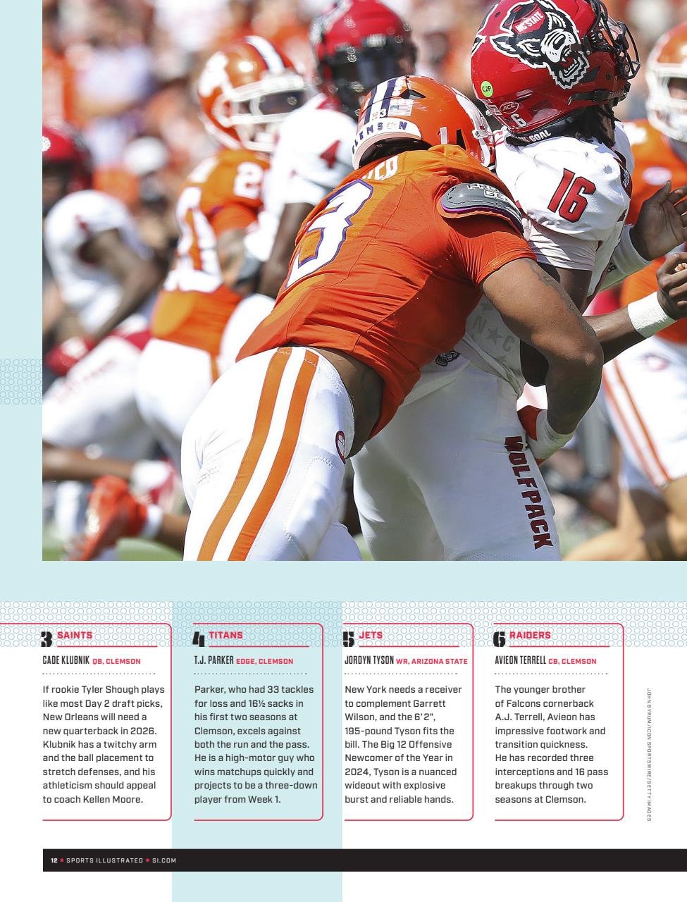 Sports Illustrated Preview Pages
