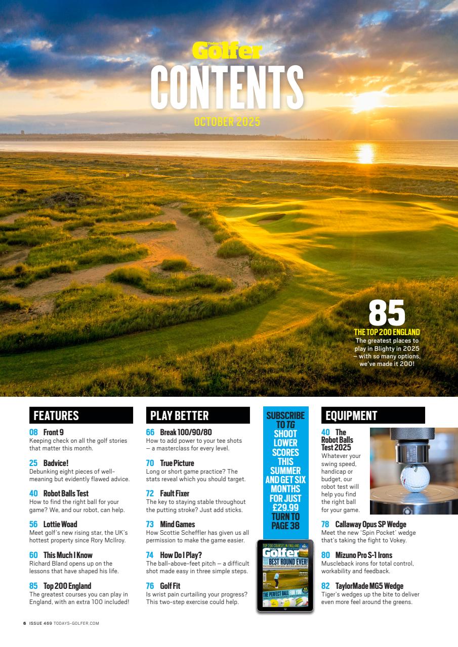 Today's Golfer Preview Pages