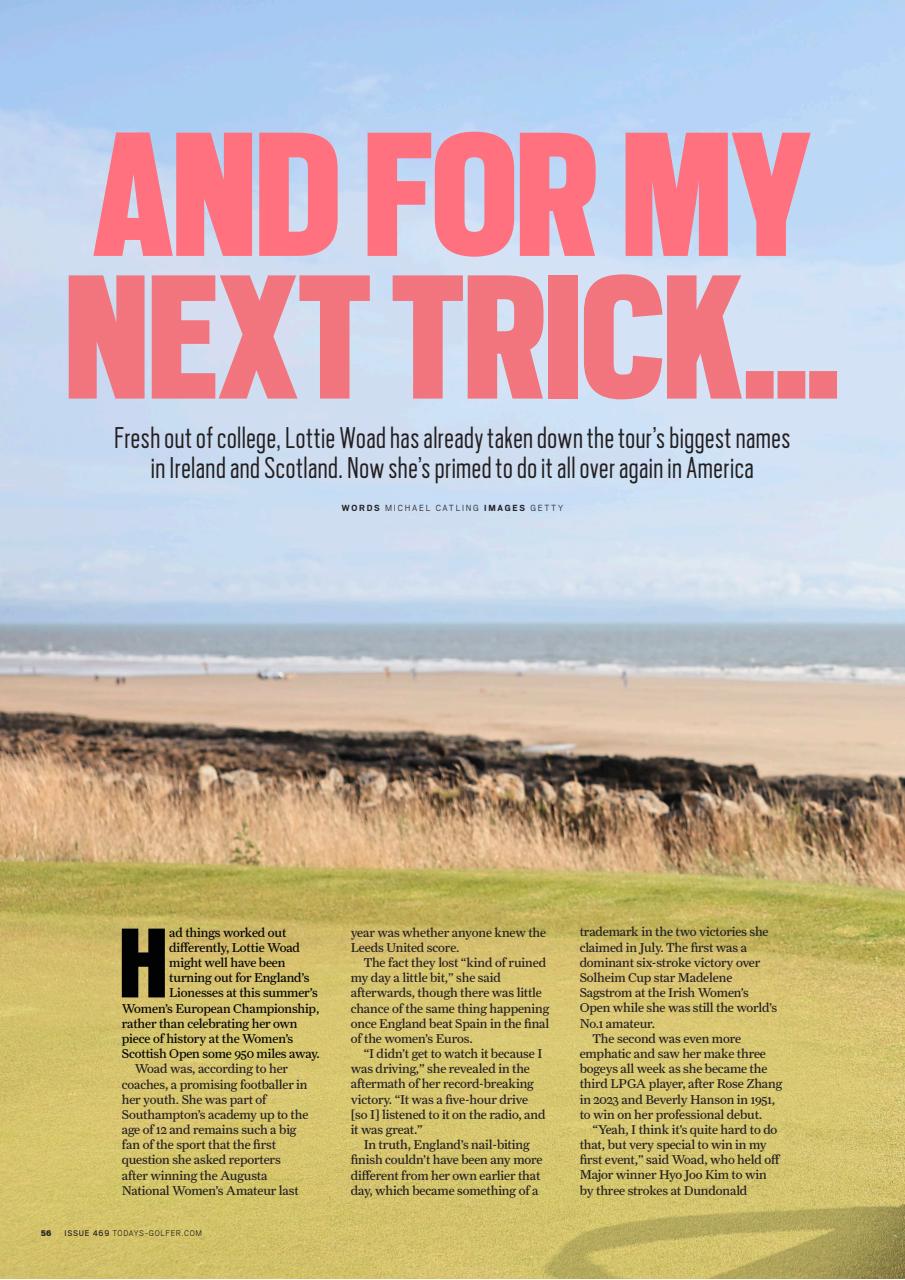 Today's Golfer Preview Pages