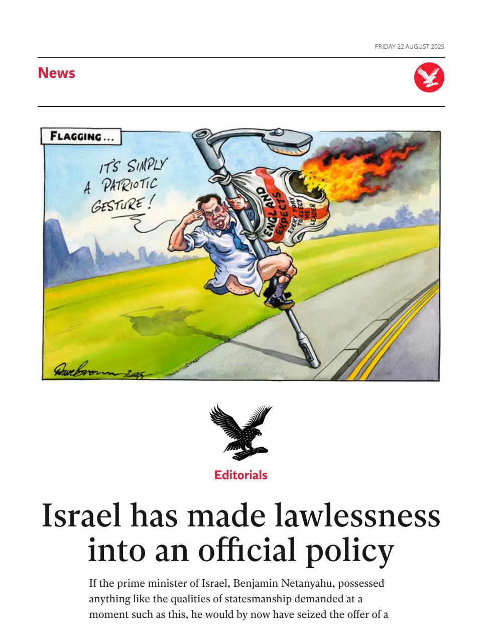 The Independent Daily Edition Newspaper Preview Pages