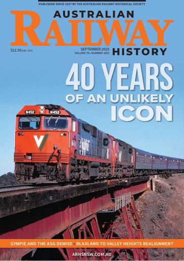 Australian Railway History issue 