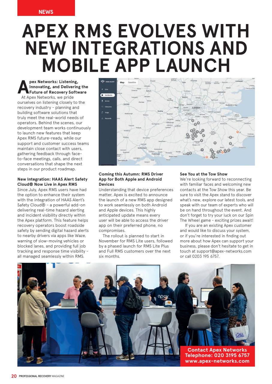 Professional Recovery Magazine Preview Pages