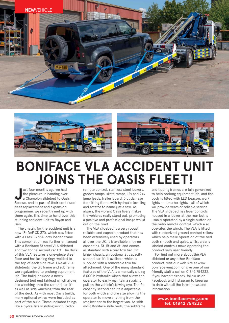 Professional Recovery Magazine Preview Pages