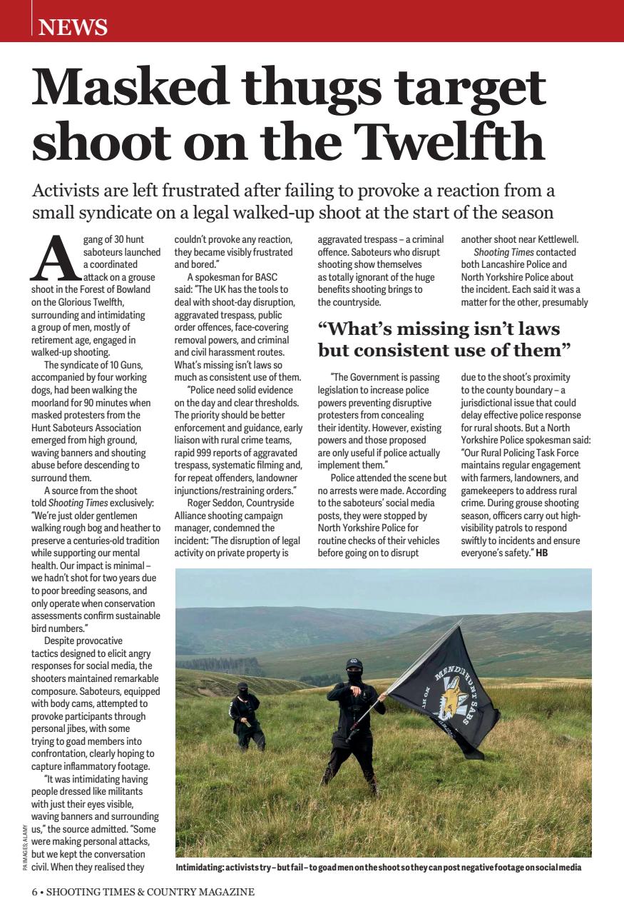 Shooting Times & Country Preview Pages