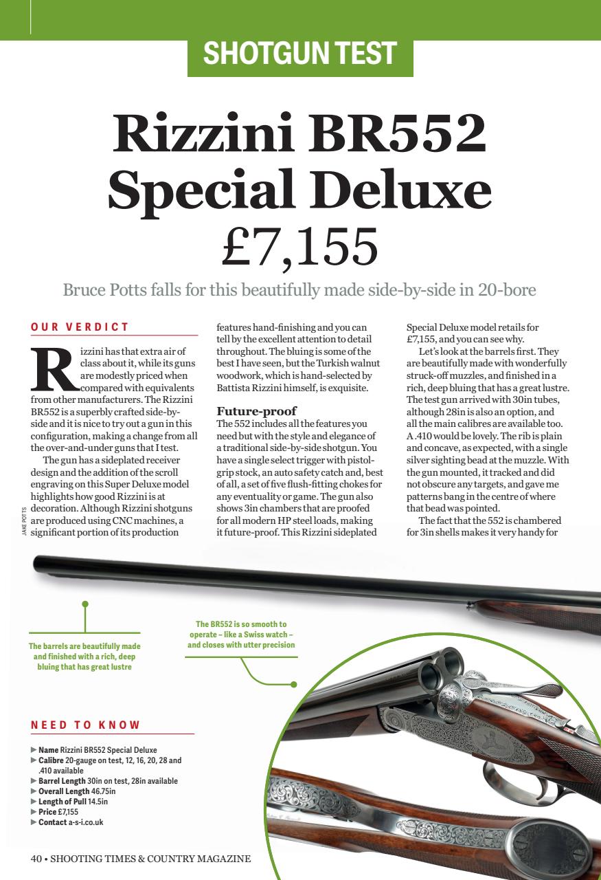 Shooting Times & Country Preview Pages