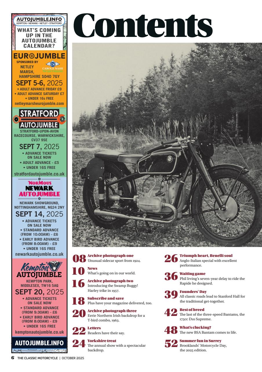 The Classic MotorCycle Preview Pages