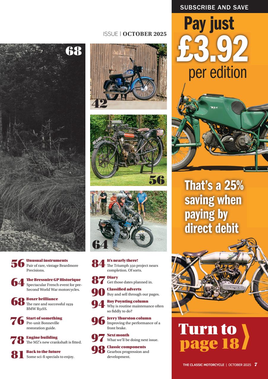 The Classic MotorCycle Preview Pages