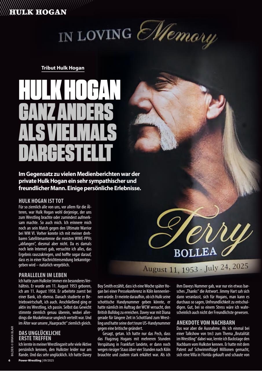 Power-Wrestling Preview Pages