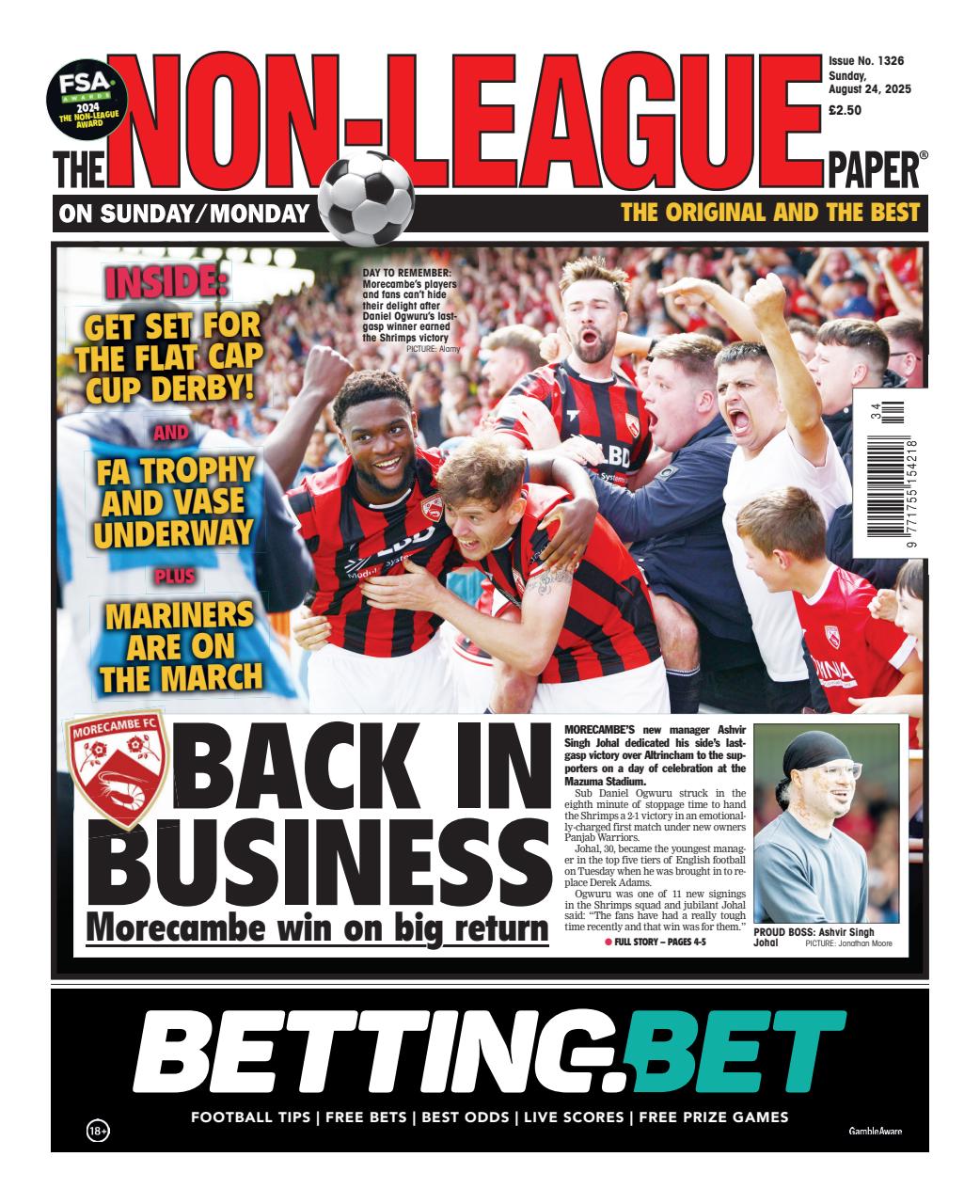 The Non-League Football Paper Preview Pages