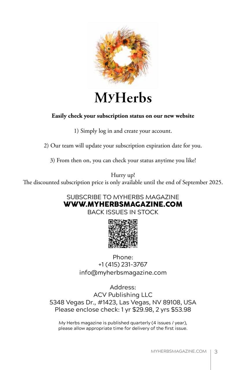 My Herbs Magazine Preview Pages