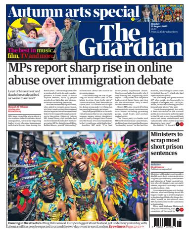 The Guardian Newspaper issue Monday, 25 August 2025