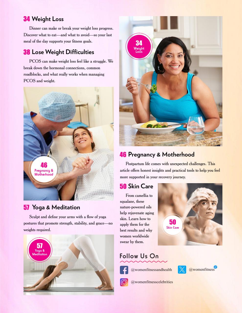 Women Fitness Preview Pages